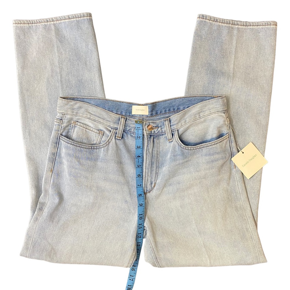 Favorite Daughter Jeans Women The Tommy Boyfriend Mid Rise Distress Size 31 New - Picture 10 of 14